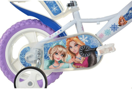 Dino Bikes Queen 12" Παιδικό Ποδήλατo Πόλης Μωβ