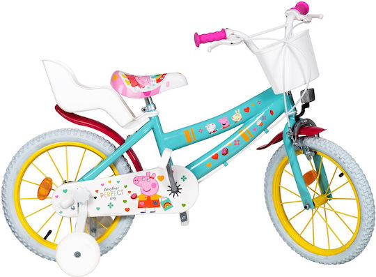 Toimsa Peppa Pig 16" Bicicletă pentru copii de Oras Verde