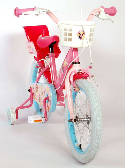 Volare Disney Princess 16" Kinder Fahrrad BMX Rosa