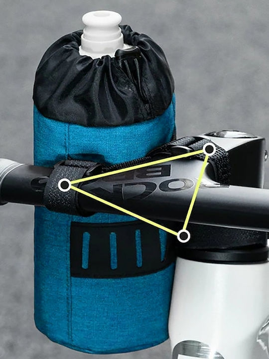 Rockbros Tăsă de Cadru pentru Bicicletă 1l Albastră