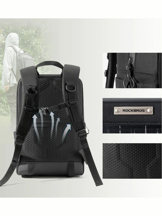 Rockbros Fahrradtasche Rucksack Schwarz