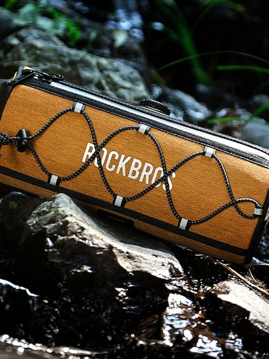 Rockbros Road To Sky Geantă Pentru Ghidon Bicicletă 1.5L Portocalie