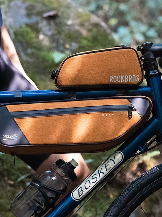 Rockbros Road To Sky Bicycle Frame Bag 0.7lt Orange