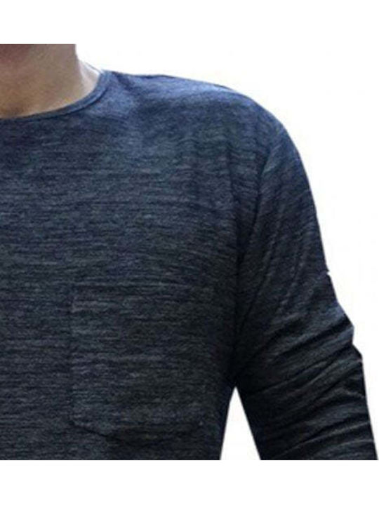 Luciano Faketti Men's Blouse Luciano Faketti In Fashion Wear To Stand Out 5% Elastane 10% Viscose 85% Polyester Anthracite