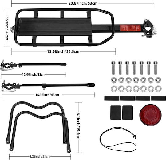 Rockbros Fahrradkoffer & -halter Hinteres Gestell