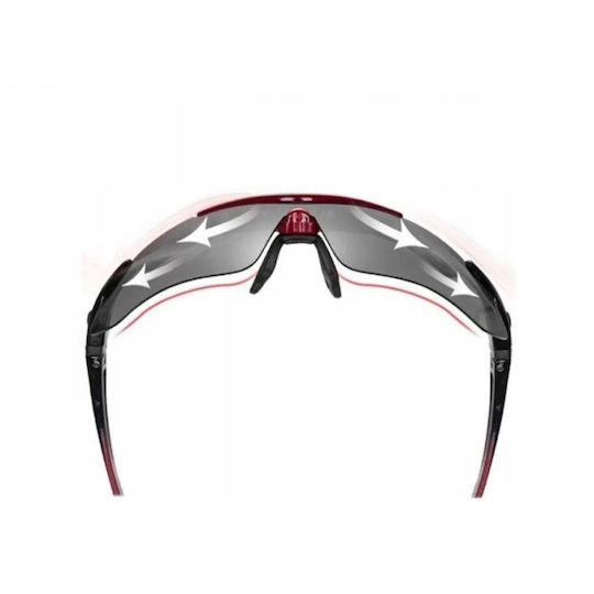 Rockbros Γυαλιά Ποδηλασίας με Μαύρο Σκελετό και Polarized / Διάφανους Φακούς
