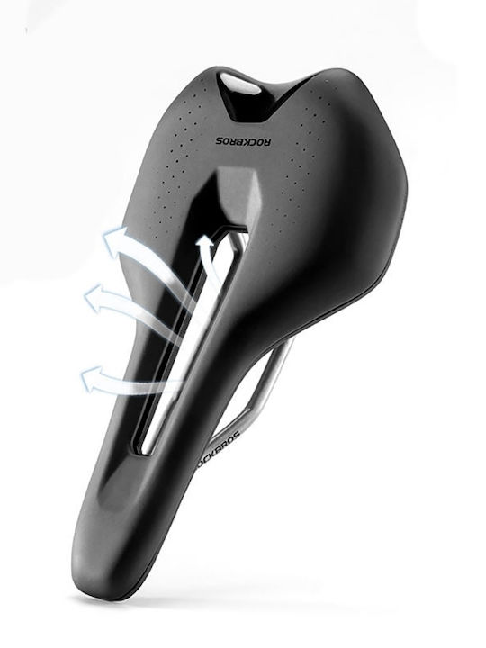 Rockbros Σέλα Ποδηλάτου Μαύρη 250 x 150 mm