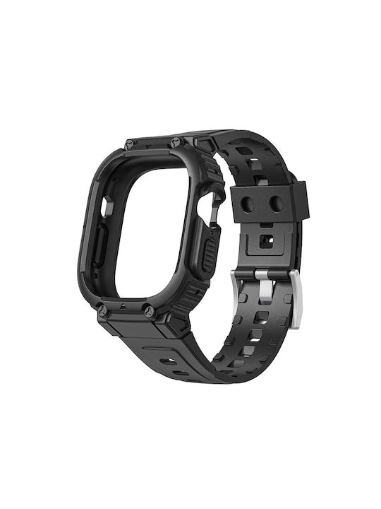 Wiwu Armband Schwarz (Apple Watch 44/45/46mm/Ultra 49mm)