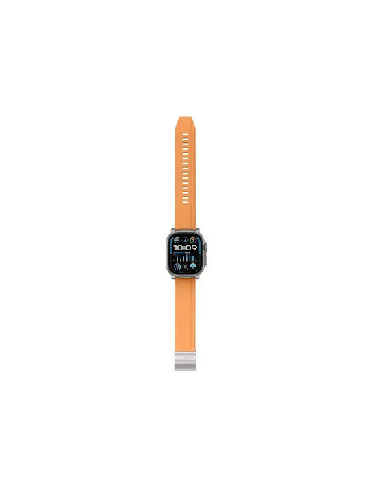 AmazingThing Tragbare Bänder Silikon Orange Für Galaxy Watch Ultra