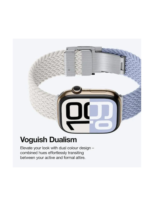 AmazingThing Кайшка Текстилна Бежова (Apple Watch 38/40/41/42mm)