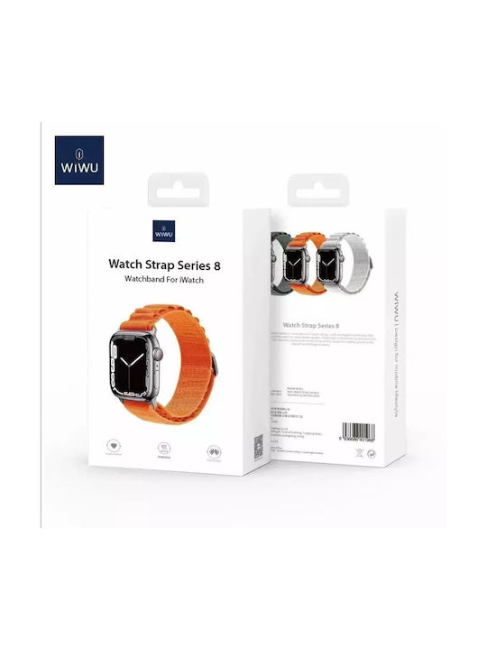Wiwu Armband Stoff Orange (Apple Watch 38/40/41/42mm)