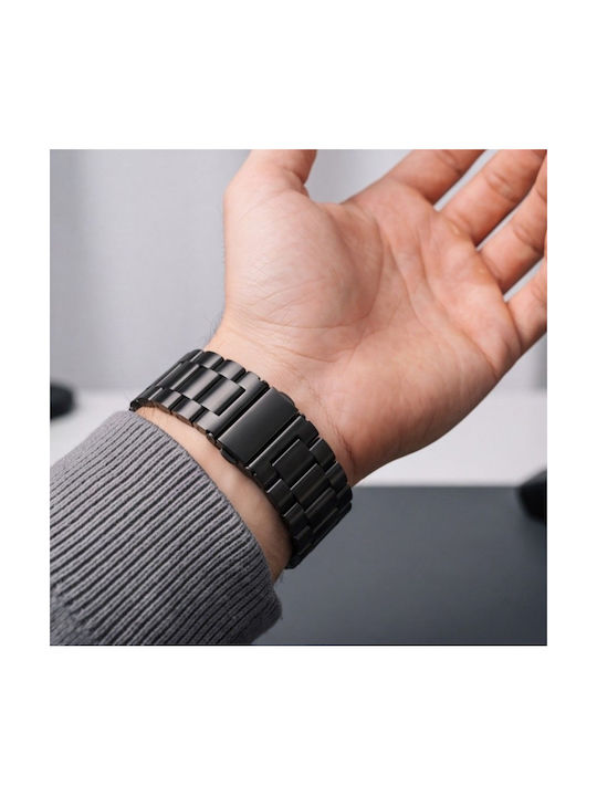Tech-Protect Кайшка Неръждаема Стомана Черна (Galaxy Watch 8 / 8 Classic / 9) Tech-Protect Кайшка Неръждаема Стомана Черна (Galaxy Watch 8 / 8 Classic / 9)