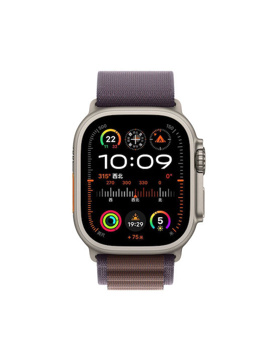 Wiwu Armband Stoff Blau (Apple Watch 44/45/46mm/Ultra 49mm)