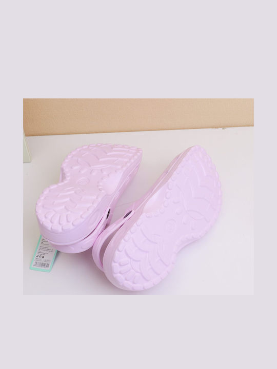 Damen Holzschuhe Rosa