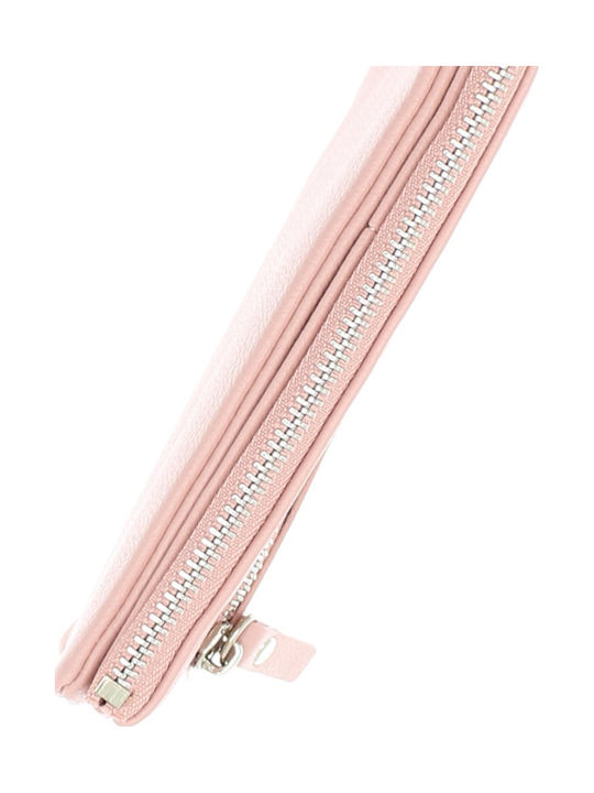 Large Women's Pink Card Wallet