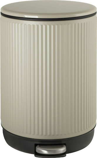 AWD Interior Inox Καλαθάκι Μπάνιου Soft Close 5lt Μπεζ