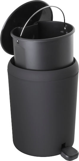 AWD Interior Coș De Baie Inox Închidere Lentă 5lt Negru