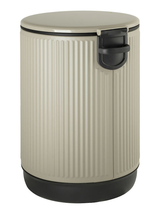 AWD Interior Inox Bathroom Bin Soft Close 5lt Beige