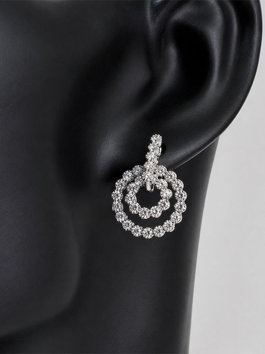 Velve Velve Schmuckset mit Ohrringen und Anhänger aus Silber mit Steinen
