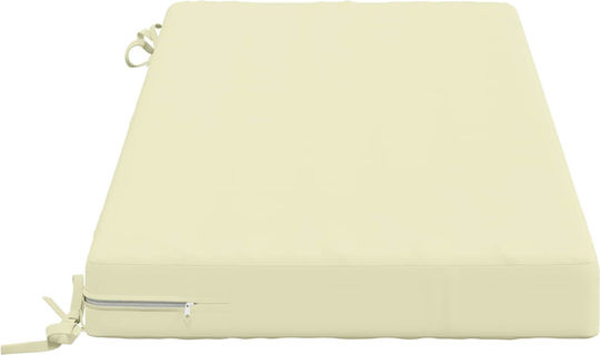vidaXL Pernă De Bancă Pentru Perne Pentru Scaune De Grădină Soest Crem 50x120cm