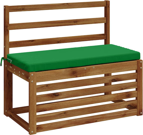 vidaXL Pernă De Bancă Pentru Perne Pentru Scaune De Grădină Paletă Soest Verde 40x80cm