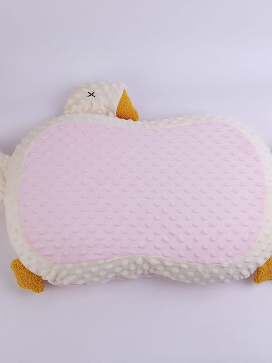 Kids Decorative Pillow Goose Pink