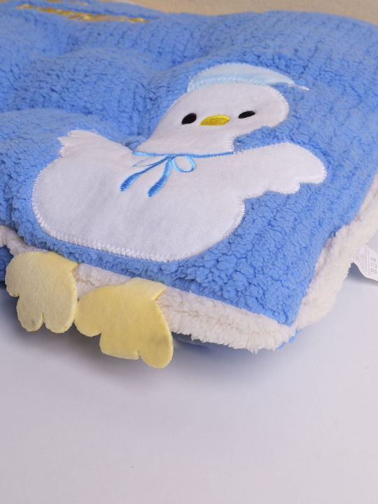 Kids Decorative Pillow Duck Blue