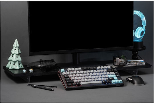 Epomaker TH80 V2 Pro Безжична Гейминг Инженеринг Клавиатура 75% с Custom управление и RGB осветление Международен английски