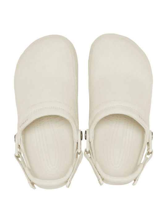 Crocs Classic Holzschuhe Beige