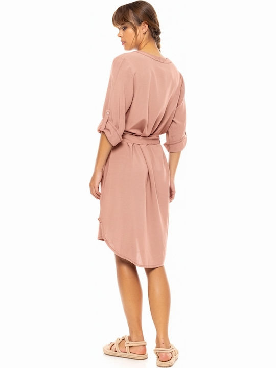Pink Label Women's Dress Beachwear Salmon