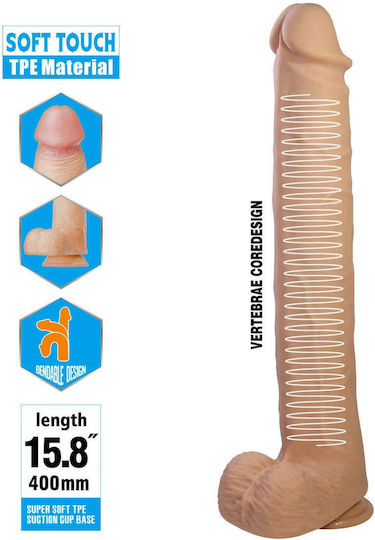 Pretty Love Ρεαλιστικό Dildo με Βεντούζα