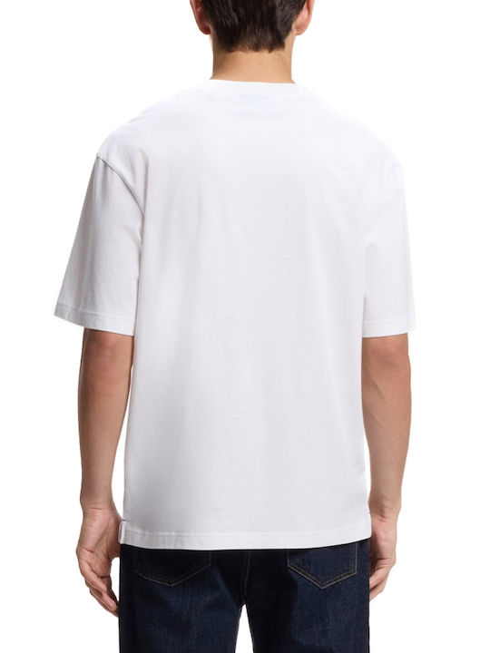 Hugo Tricou Cu Logo Alb-Negru-Verde