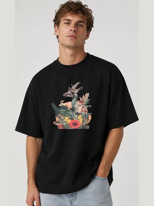 T-shirt Μαύρο