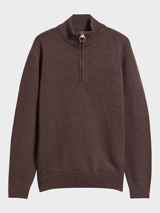 Herrenblusen Dunkel Beiges Pullover