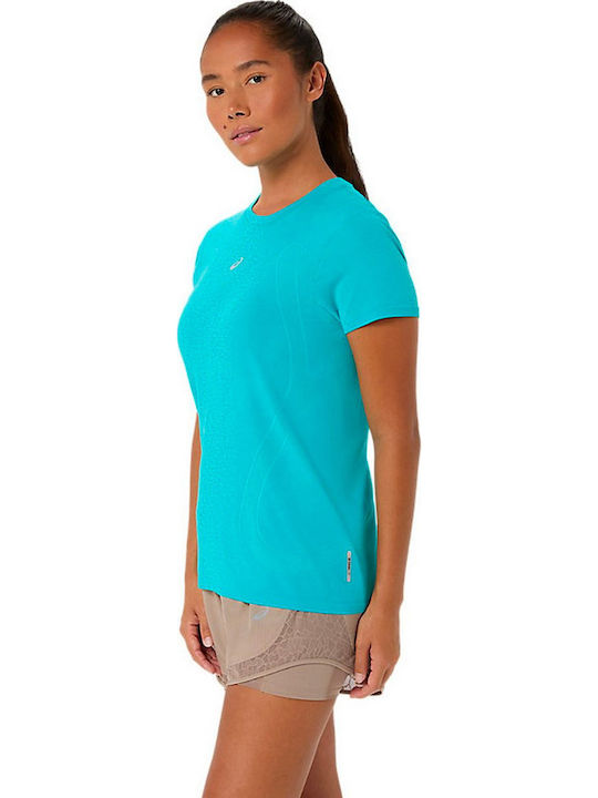 Road Seamless Ss Women's T-shirt Blu