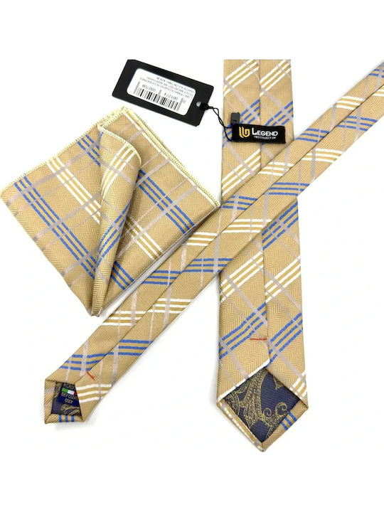 Legend Accessories Set Cravate Bărbați Tipărit În Culoare Auriu