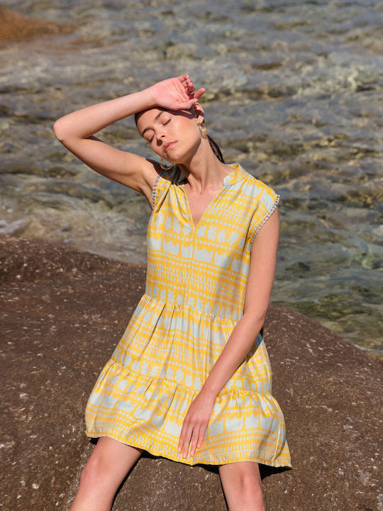 Pink Label Women's Yellow Beach Dress