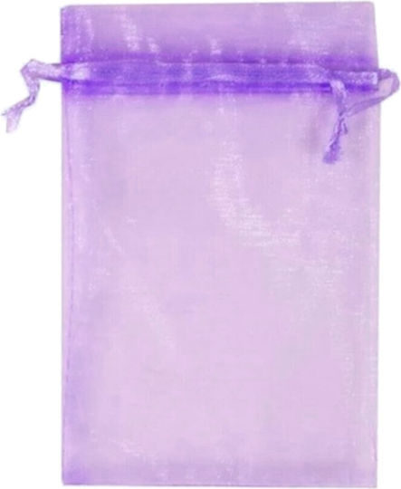 Fabric Gift Pouch Purple 10x15cm 100 Pieces