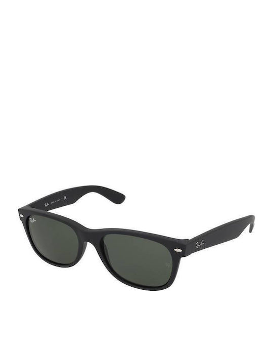 Ray Ban New Wayfarer Classic Унисекс Слънчеви Очила с Пластмасова Рамка Matte Rubber Черен/G-15 Зелен
