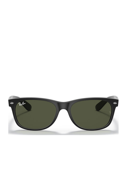 Ray Ban New Wayfarer Classic Унисекс Слънчеви Очила с Пластмасова Рамка Matte Rubber Черен/G-15 Зелен