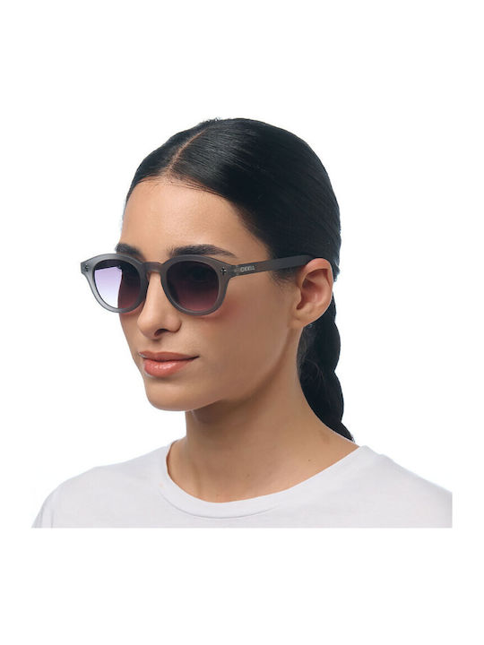 Okkia Ochelari De Soare Unisex Cu Culoare Gri De Tortoise Și Lentile Gri Degrade OK048-TSM