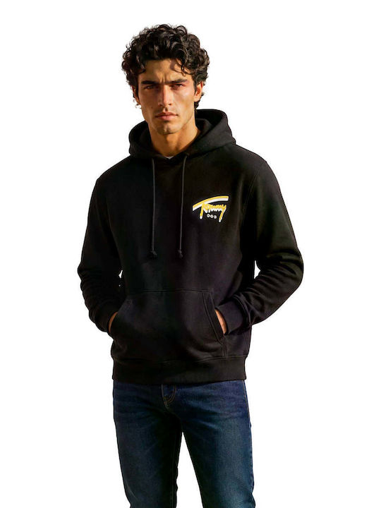 Tommy Hilfiger Tjm Hanorac cu glugă Negru