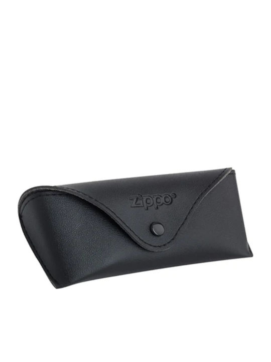 Zippo Unisex Γυαλιά Ηλίου με Ασημί Μεταλλικό Σκελετό και Γαλάζιο Καθρέφτη Φακό OB36-21