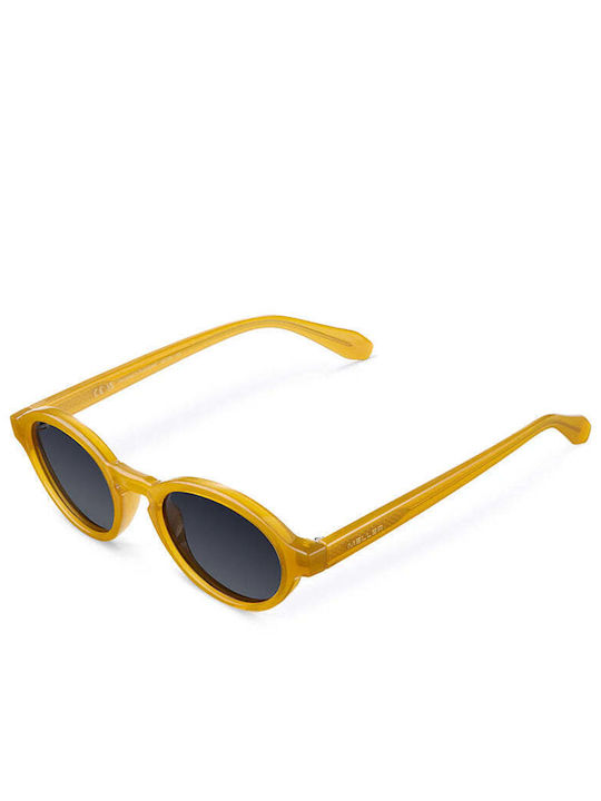 Meller Kali Unisex Ochelari De Soare Cu Ramă Galbenă Din Plastic Și Lentilă Neagră KL-AMBCAR
