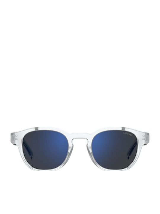 Levi's Ochelari De Soare Pentru Femei Cu Ramă Din Plastic Transparentă Și Lentile Transparente