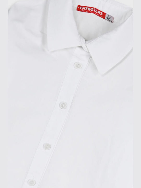 Kids Long-Sleeved Shirt White