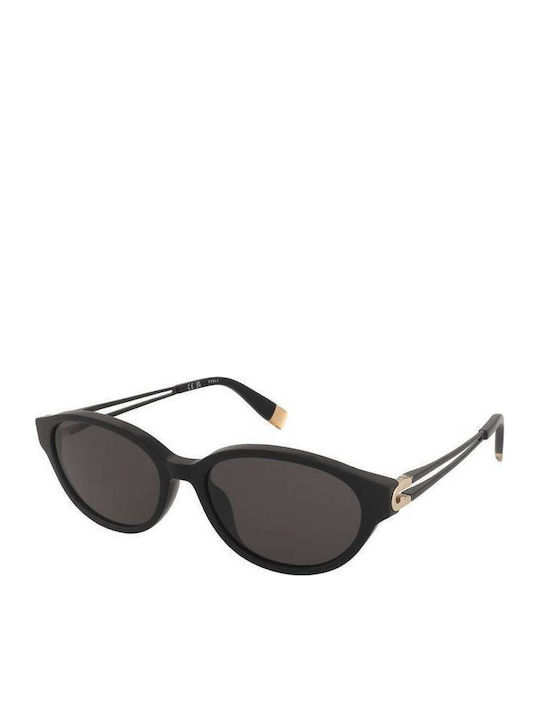Furla Ochelari de Soare Pentru Femei Cu Ramă Neagră Din Plastic Și Lentilă Neagră SFUB31 0700