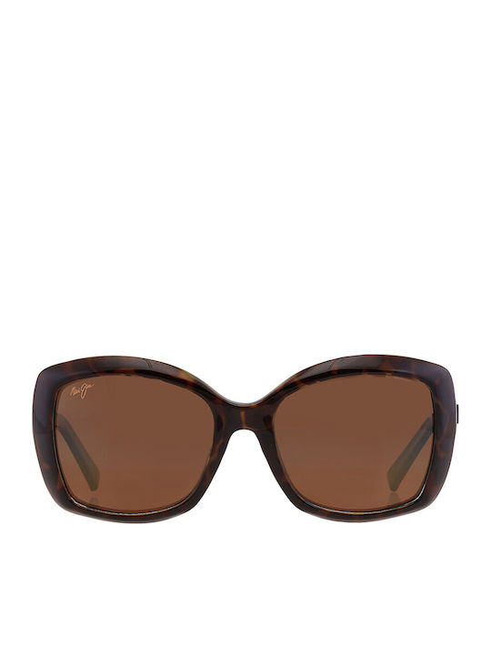 Maui Jim Orchid Polarized Ochelari De Soare Pentru Femei Cu Ramă Maro Din Plastic Și Lentile Maro Polarized