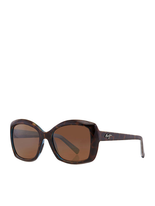 Maui Jim Orchid Polarized Ochelari De Soare Pentru Femei Cu Ramă Maro Din Plastic Și Lentile Maro Polarized