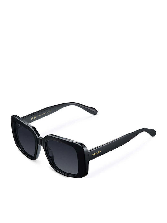 Meller Luma Unisex Ochelari De Soare Cu Culoare Full Face Negru Și Culoare Negru Polarized